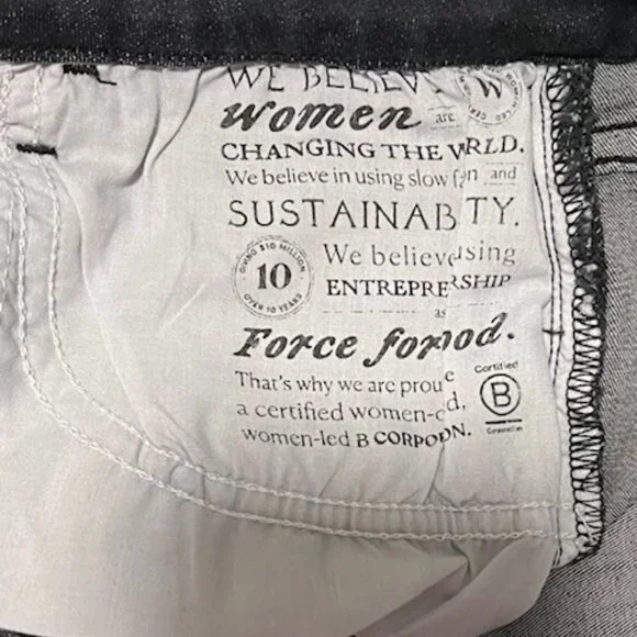 Frank & Eileen Black Washed Sligo 1991 Jeans - Picture 2 of 7